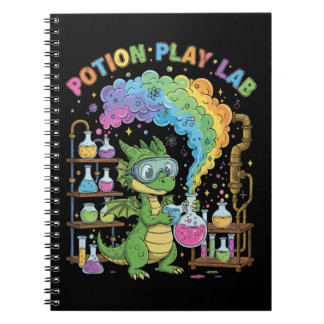 Süße Drachen-Wissenschaftlerin | Magisches Potione Notizblock