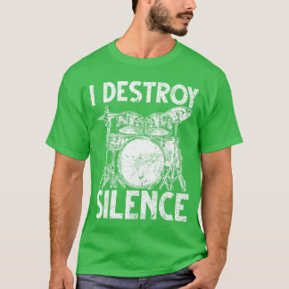 Süße Drum-Set-Kunst Männer Frauen Schlagzeug Rocke T-Shirt