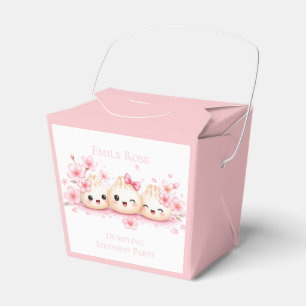 Süße Dumpling-Mädchen-Geburtstagsfeier-Mitgebrings Geschenkschachtel