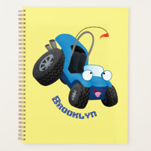 Süße Dune-Buggy-Geländefahrzeug-Cartoon Planer