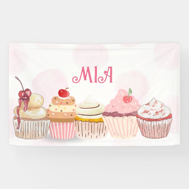 Süße Ein-Jahres-Geburtstagsfeier  Banner (Horizontal)