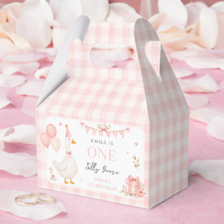 Süße Eine Alberne Gans Rosa Schleife Mädchen 1. Ge Geschenkschachtel