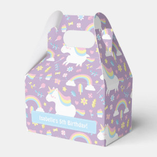 Süße Einhorn-Muster-Geburtstags-Geschenkbox Geschenkschachtel