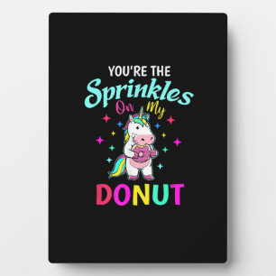 Süße Einhorn Streusel Für Dein Donut Erwachsene Ki Fotoplatte