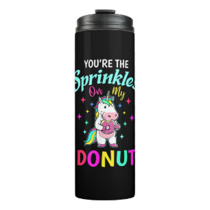 Süße Einhorn Streusel Für Dein Donut Erwachsene Ki Thermosbecher