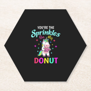 Süße Einhorn Streusel Für Dein Donut Erwachsene Ki Untersetzer