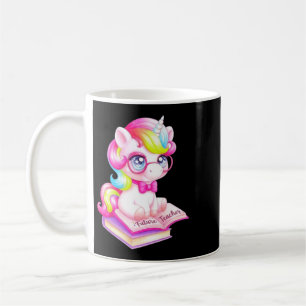 Süße Einhorn-Zukunftslehrerin Klassenzimmer Kaffeetasse