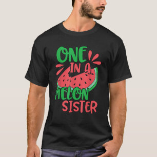 Süße Eins-In-Einer-Melone-Schwester Wassermelone T-Shirt