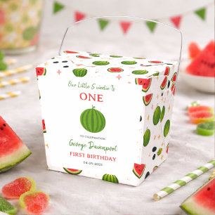 Süße Eins in einer Melone Wassermelone 1. Geburtst Geschenkschachtel