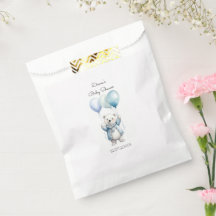 Süße Eisbär-Babyparty-Geschenktüte