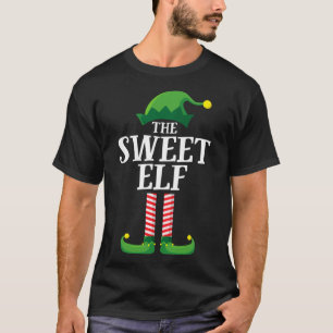 Süße Elfen passende Familengruppe Weihnachtsfeier T-Shirt