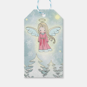 Süße Engel-Fantasie-Kunst-Geschenkanhänger Geschenkanhänger