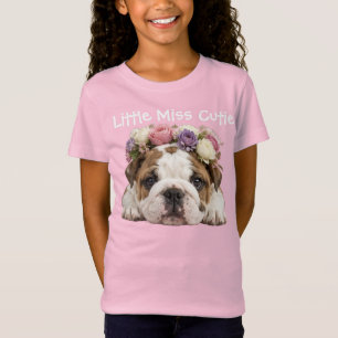 SÜSSE ENGLISCHE BULLDOGGEN-MÄDCHEN T-Shirt
