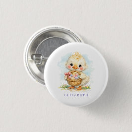 Süße Entchen-Oster-Eier-Party Button