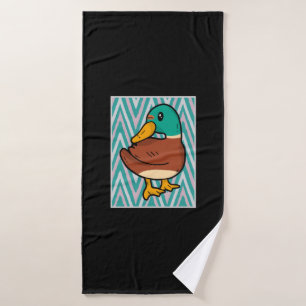 Süße Ente  Badehandtuch