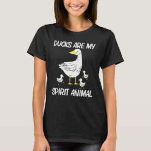 Süße Ente für Männer Frauen Entlein Ente Wasservög T-Shirt