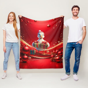 Süße Enten-Flanelldecke Fleecedecke