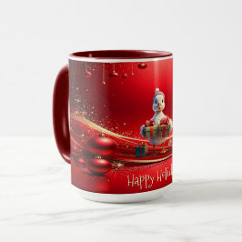 Süße Enten-Weihnachts-Feiertags-Tasse Tasse
