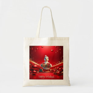 Süße Enten-Weihnachts-Tasche Tragetasche