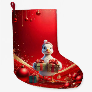 Süße Enten-Weihnachtsstrumpf Großer Weihnachtsstrumpf