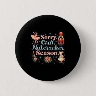 Süße Entschuldigung Nussknacker-Saison-Kostüm, Wei Button
