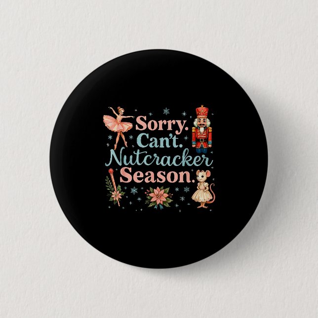 Süße Entschuldigung Nussknacker-Saison-Kostüm, Wei Button (Vorderseite)