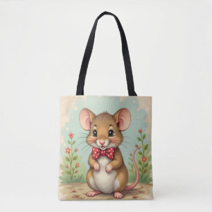 Süße entzückende kleine Maus mit Krawatte