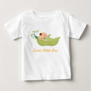 Süße Erbse in einer Hülse für Baby Jungen T-shirt