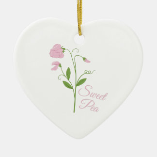 Süße Erbse Keramik Ornament
