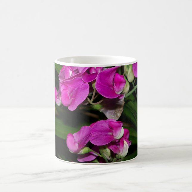 Süße-Erbsen-Blumen-Tasse Tasse (Mittel)