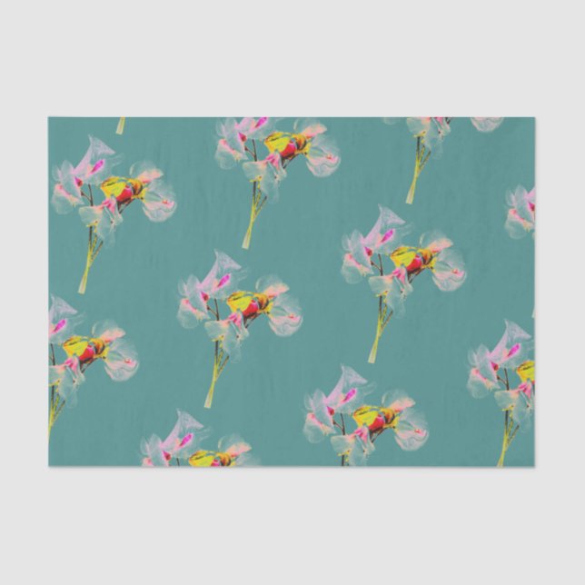 Süße Erbsen-Druck Seidenpapier (Vorderseite)