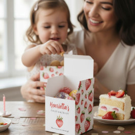 Süße Erdbeere Erstes Geburtstagsgeschenkbox Geschenkschachtel