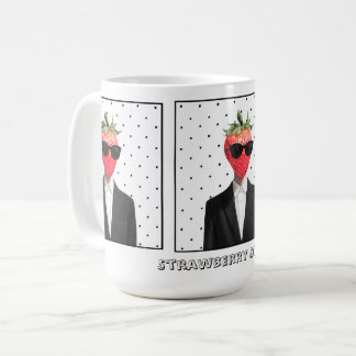 Süße Erdbeere in Sonnenbrille Tasse