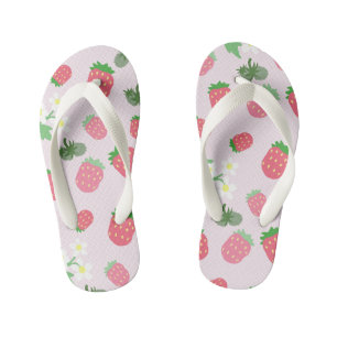 Süße Erdbeere. Kinderschlappen Kinderbadesandalen