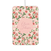 Süße Erdbeeren Blumen Wasserfarbe Floral