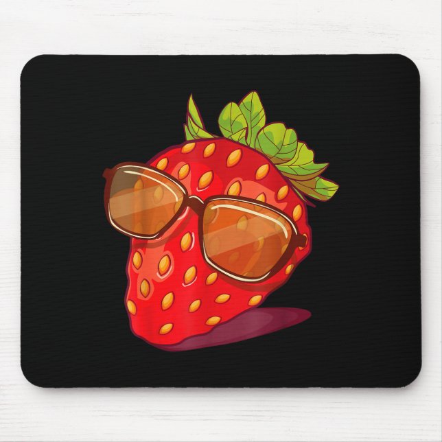 Süße Erdbeeren-Fruchtliebhaber Ästhetik Sommer Ges Mousepad (Vorne)