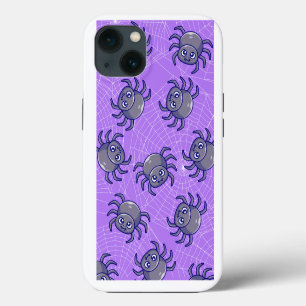 Süße Erdbeerspinnennetz-Ästhetik-Muster Kawaii iPhone 13 Hülle