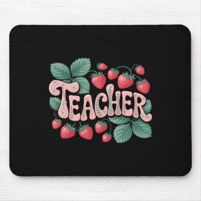 Süße Erdbehr-Lehrerin Mousepad (Vorne)