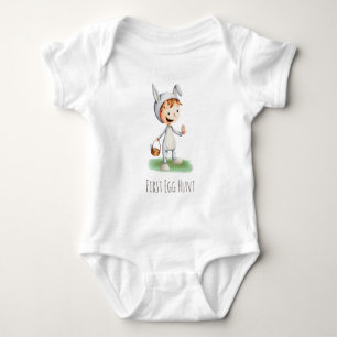 Süße erste Ostereiersuche Baby Strampler