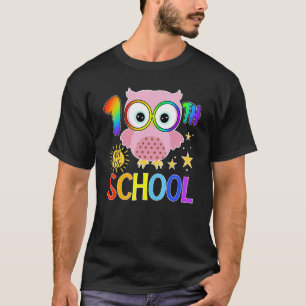 Süße Eule 100. Schultag Lehrer 100 Tage Sma T-Shirt