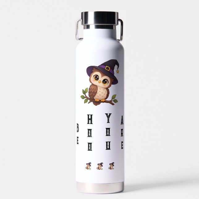 Süße Eule Trinkflasche (Vorne)