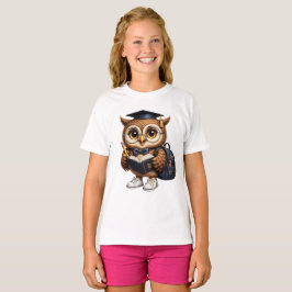 Süße Eule Zurück zur Schule | Intelligentes beginn T-Shirt