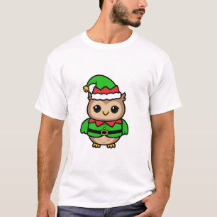 Süße Eulen-Elfe Weihnachten T-Shirt