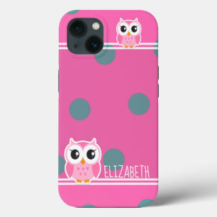 Süße Eulen Punkte Case-Mate iPhone Hülle