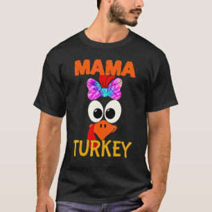 Süße Familie passend Mama Truthahn Erntedankfest B T-Shirt