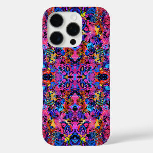 Süße farbenfrohe abstrakte Blumenmuster iPhone 16 Pro Hülle