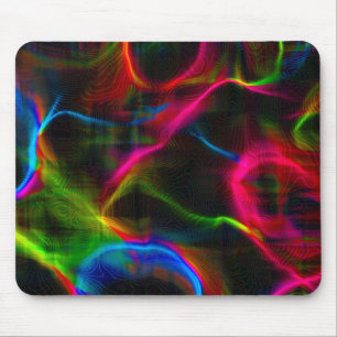 Süße farbenfrohe abstrakte Linien Mousepad