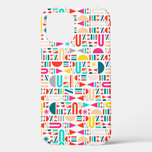 Süße farbenfrohe geometrische Formen Muster Votivk Case-Mate iPhone Hülle