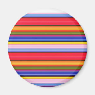 Süße farbenfrohe magische Streifen Magnet