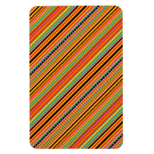 Süße farbenfrohe native Azteken-Musterdesign Magnet